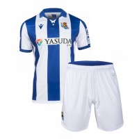 Dětský fotbalový dres Real Sociedad 2024-25 Domácí Krátký Rukáv (+ trenýrky)